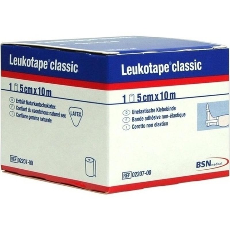 Leukotape Classic 10mx5cm weiss 1 ST PZN 00499732 - ST
