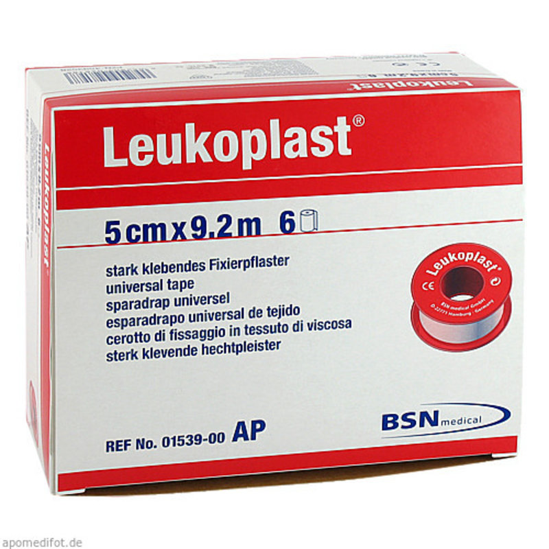 Leukoplast 9,2mx5cm 6 ST PZN 04593528 - PK/6