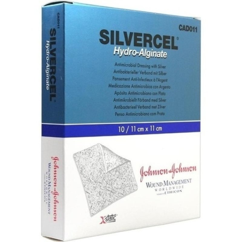 Silvercel Hydroalginat Verband 11x11cm 10 ST PZN 00032164 - PK/10