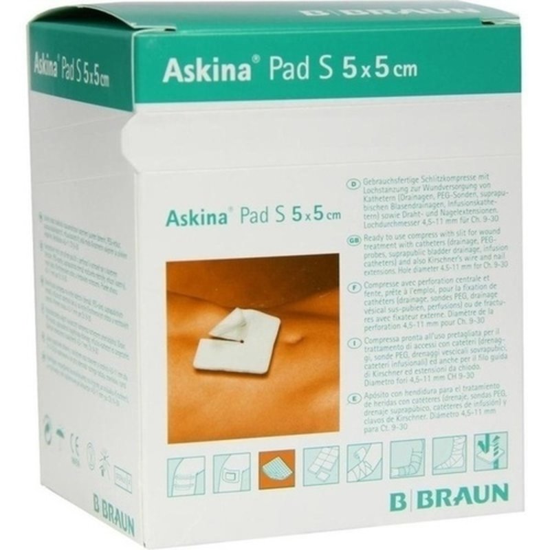 Askina Pad S 5x5cm 30 ST PZN 0323536 - PK/30