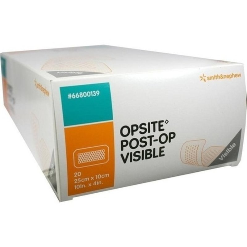 Opsite Post OP Visible 25x10cm Verband 20 ST PZN 00919335 - PK/20