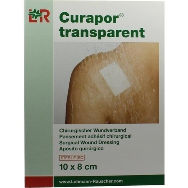 Curapor Wundverband steril transparent 8x10cm 5 ST PZN 02913555 - PK/5