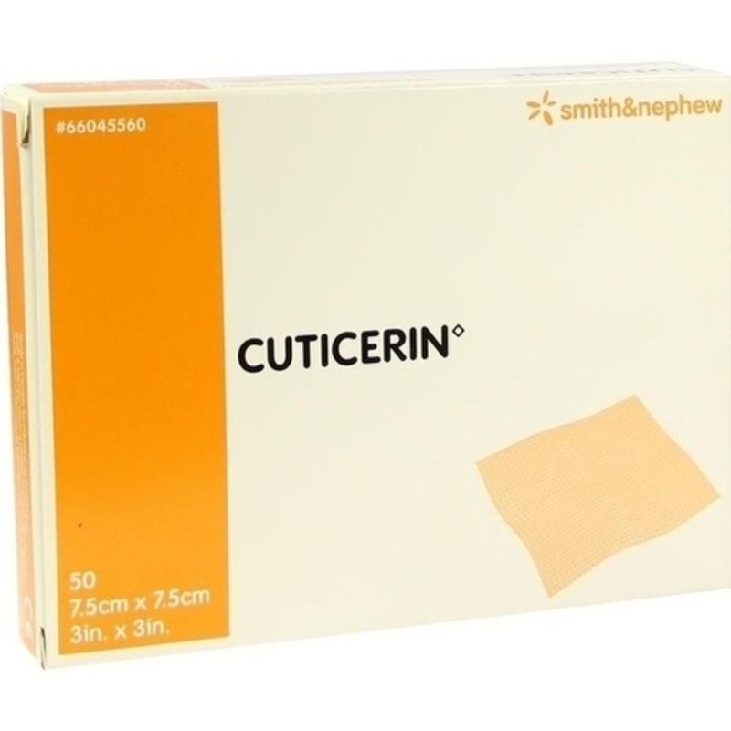 Cuticerin 7,5x7,5cm Gaze m. Salbenbeschichtung 50 ST PZN 03182384 - PK/50