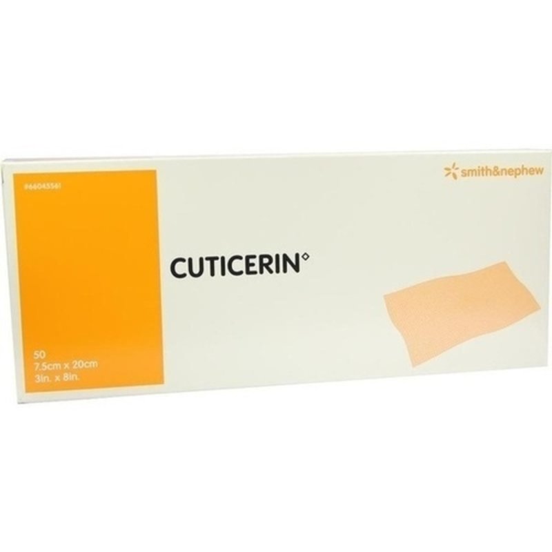 Cuticerin 7,5x20cm Gaze m. Salbenbeschichtung 50 ST PZN 03182390 - PK/50