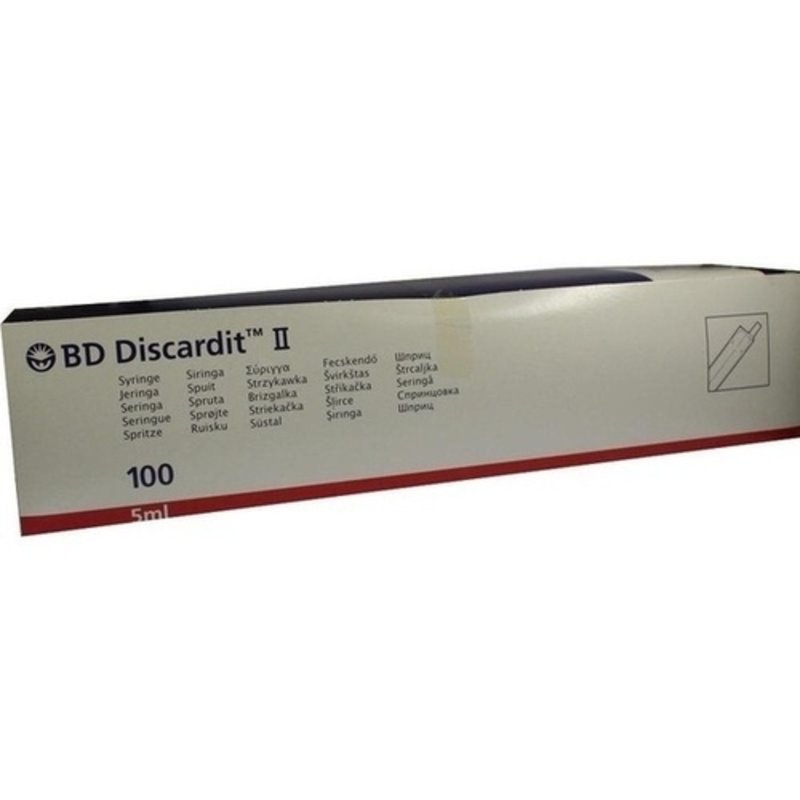 BD Discardit II Spritze 100x5 ml PZN 03626817 - PK/100