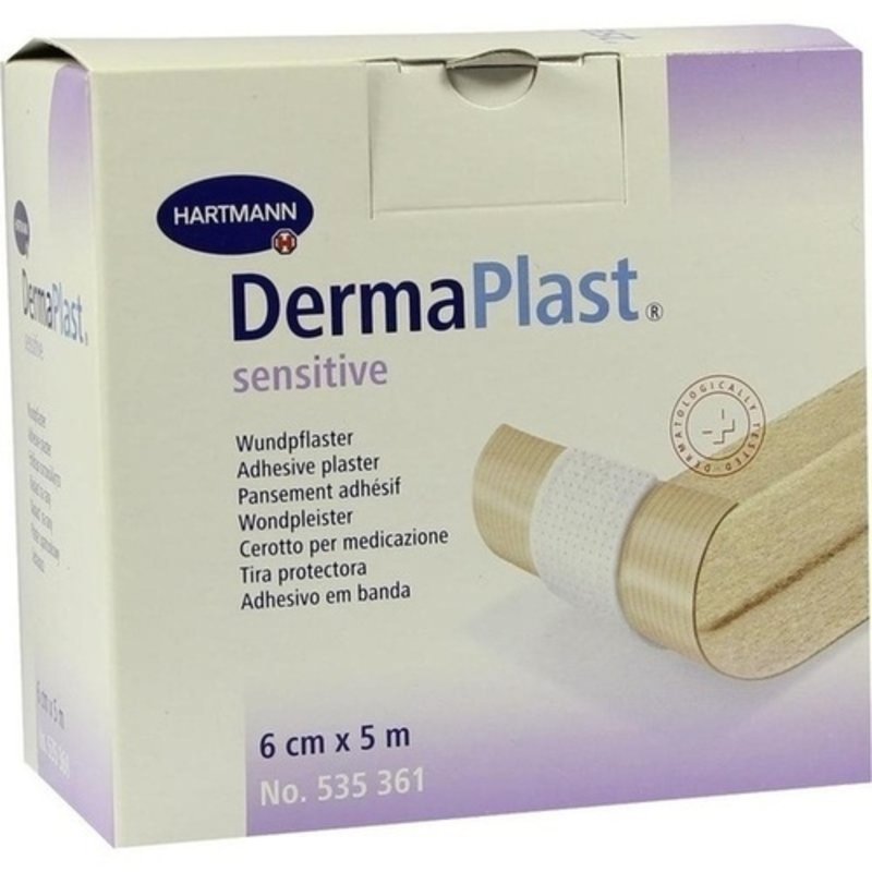Dermaplast Sensitive Plaster 6cmx5m 1 ST PZN 03645938 - ST - Nachfolge-Artikel- Bezeichnung Dermaplast Soft Artikel 535361