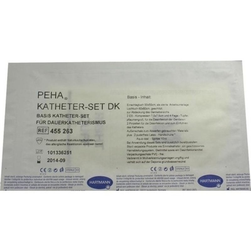 Peha Katheter Set DK 1 ST PZN 03692079 - PK/10 - Nachfolge 16827055 - Pk/24 Stück