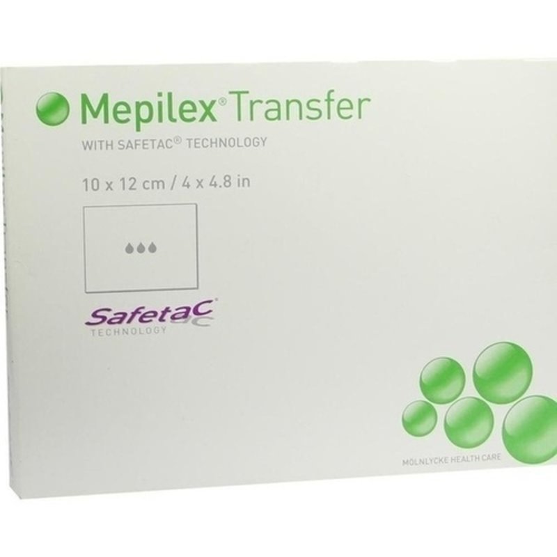 Mepilex Transfer Wundverband 10x12cm 5 ST PZN 04047932 - PK/5