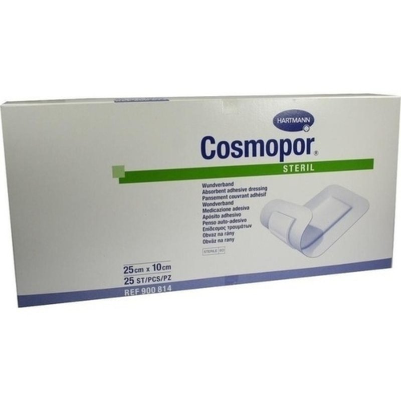 Cosmopor steril 10x25cm 25 ST PZN 04302086 - PK/25