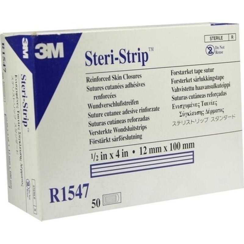 Steri Strip steril 12x102mm R1547 50x6 ST PZN 04586103 - PK/50