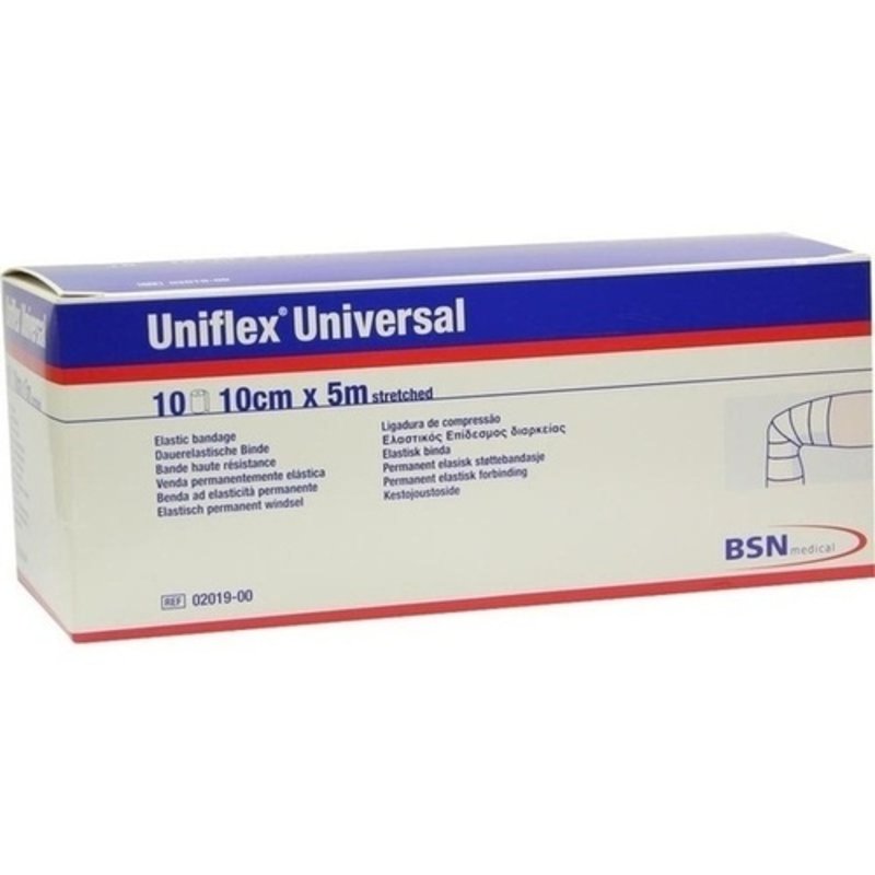 Uniflex Universal weiss 5mx10cm Zellglas Binden 10 ST PZN 04589308 - PK/10