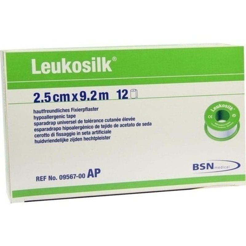 Leukosilk 9,2mx2,50cm 9567 12 ST PZN 04593681 - PK/12
