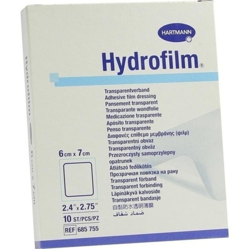 Hydrofilm Transparentverband 6x7cm 10 ST PZN 04601274 - PK/10