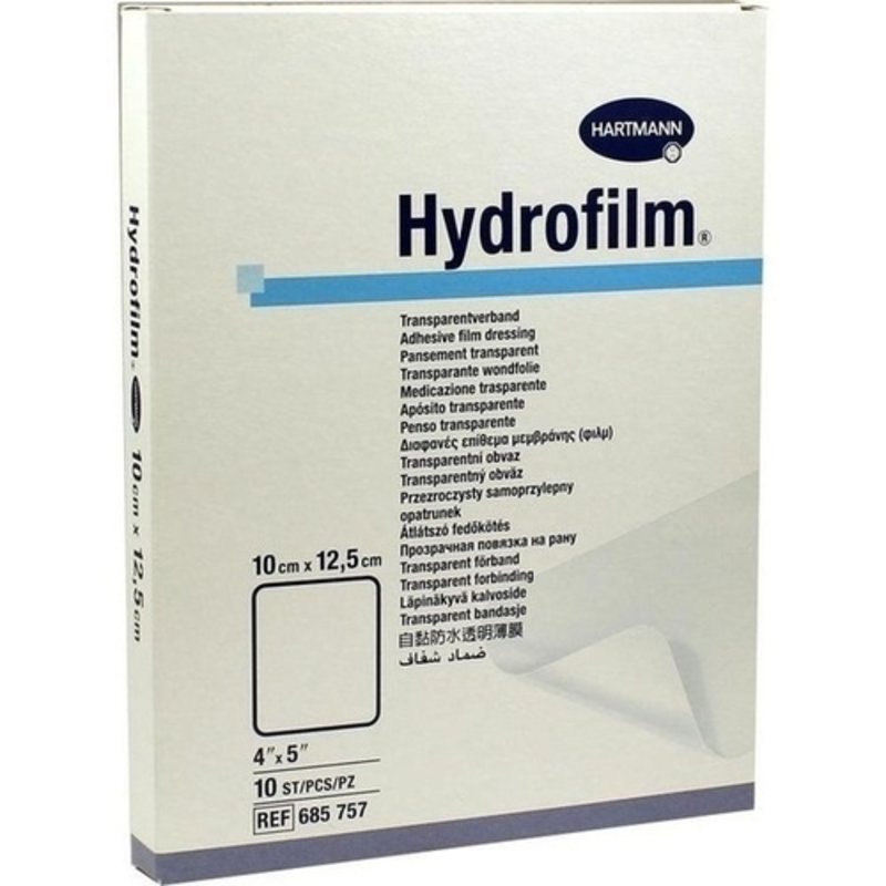 Hydrofilm Transparentverband 10x12,5cm 10 ST PZN 04601297 - PK/10