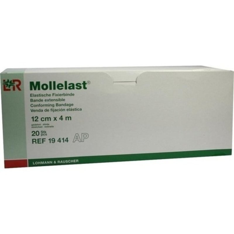 Mollelast Binden weiss 12cmx4m 20 ST PZN 04781589 - PK/20