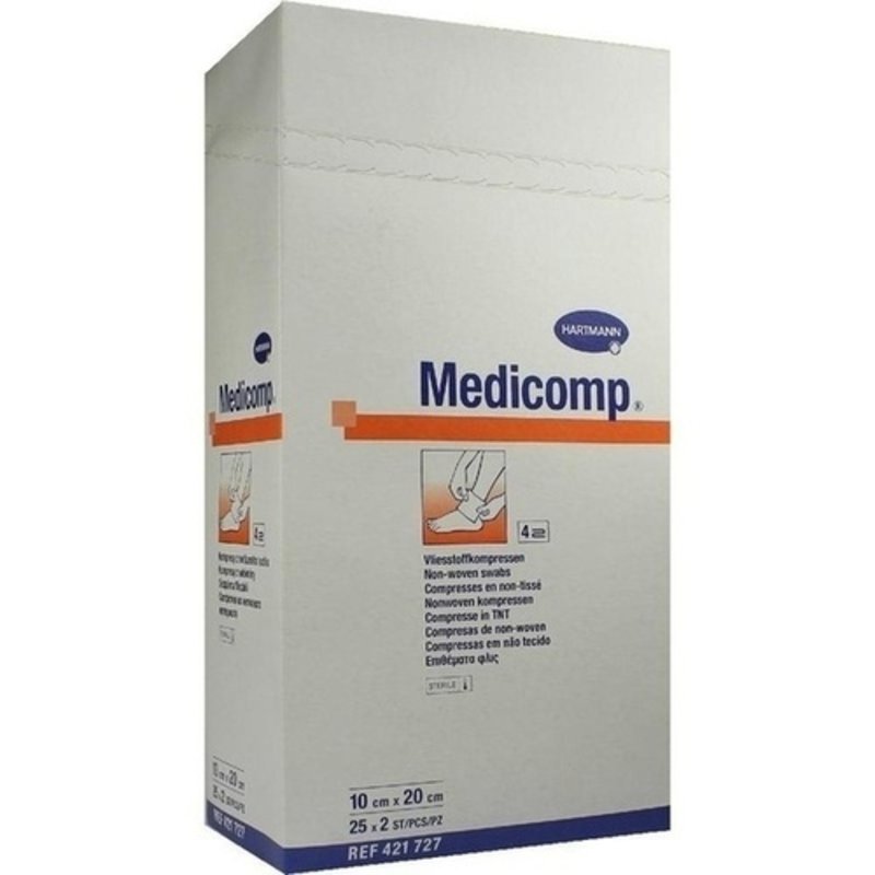 Medicomp Kompresse 10x20cm steril 25x2 ST Artikel 411075 - PK/25X2