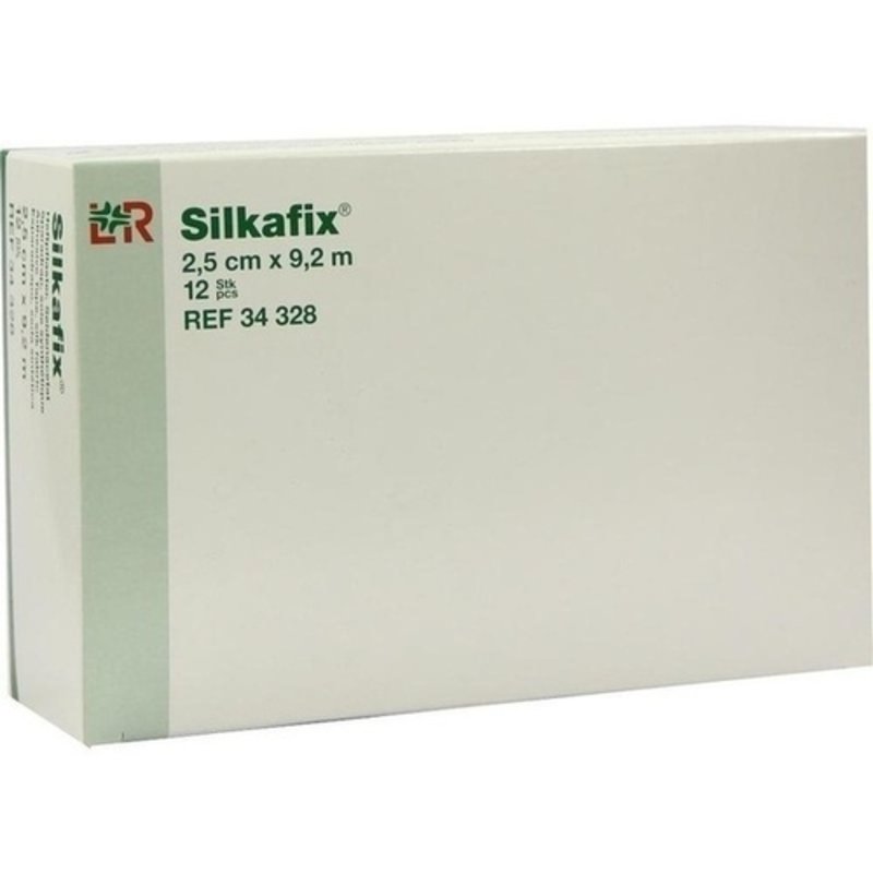 Silkafix Heftpfl. 2,5cmx9,2m Pappkern 12 ST PZN 04860320 - PK/12