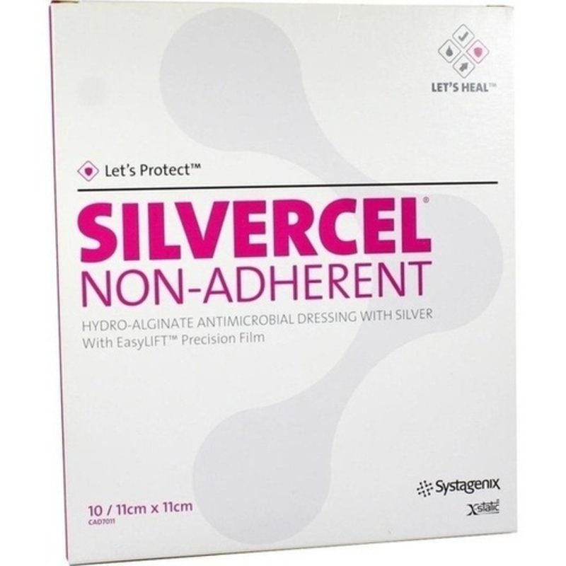 Silvercel Non Adherent Kompressen 11x11cm 10 ST PZN 05378387 - PK/10