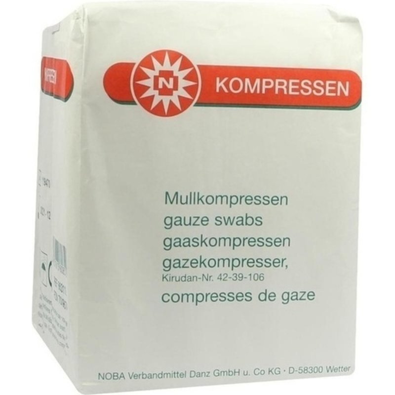 Mullkompressen 10x10cm 8-fach unsteril 100 ST PZN 07099674 - PK/100