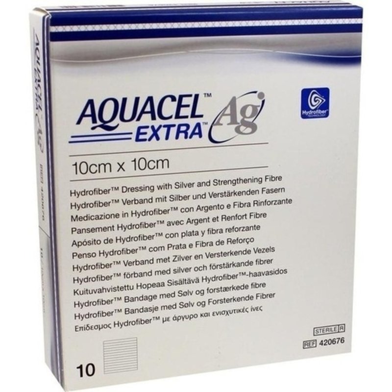 Aquacel AG Extra 10x10cm Kompressen 10 ST PZN 09508504 - PK/10