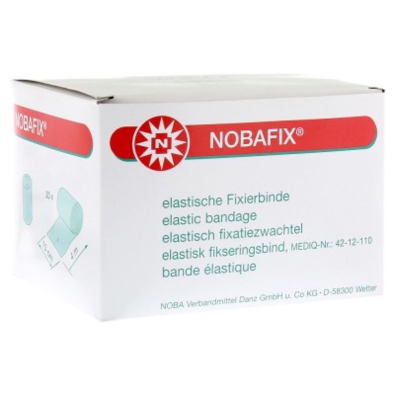 Nobafix Fixierbinden 4mx8cm elast. 50 ST PZN 00032158 - PK/50