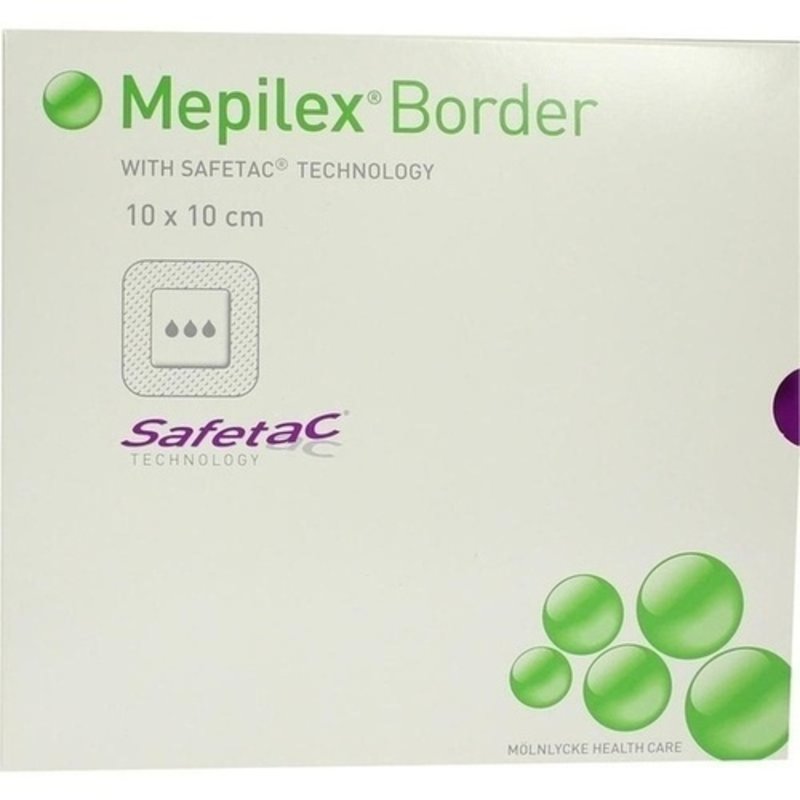 Mepilex Border Schaumverband 10x10cm 5 ST PZN 13580743 - PK/10