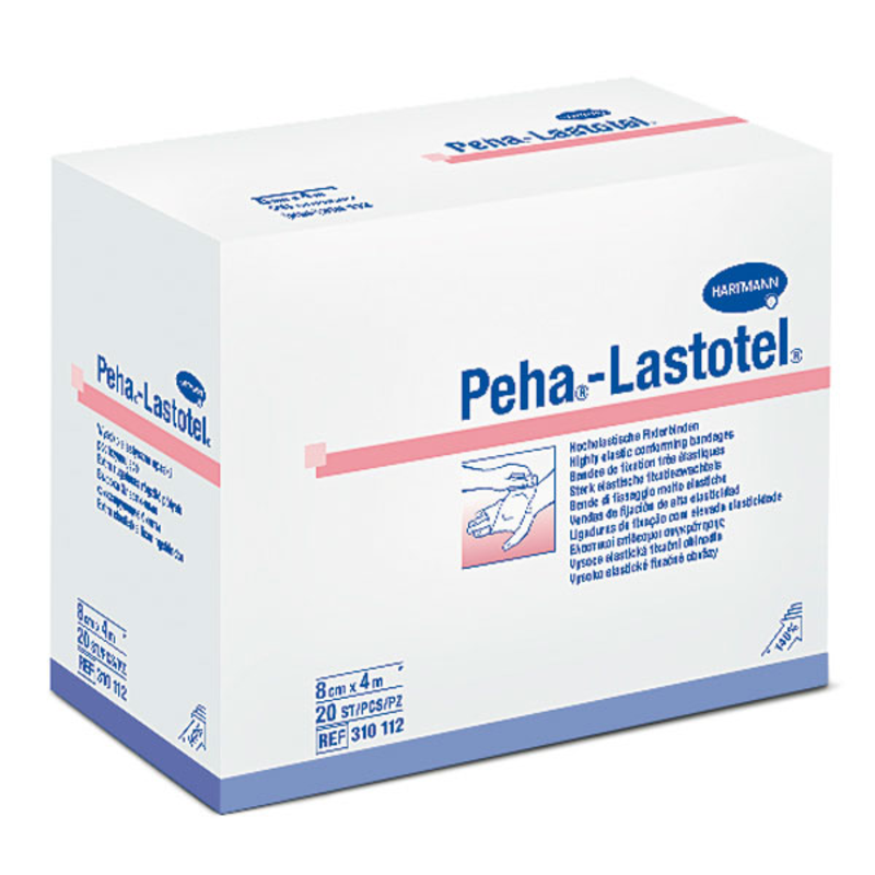 Peha-Lastotel Fixierbinde 12cmx4m 20 ST PZN 10069487 - PK/20