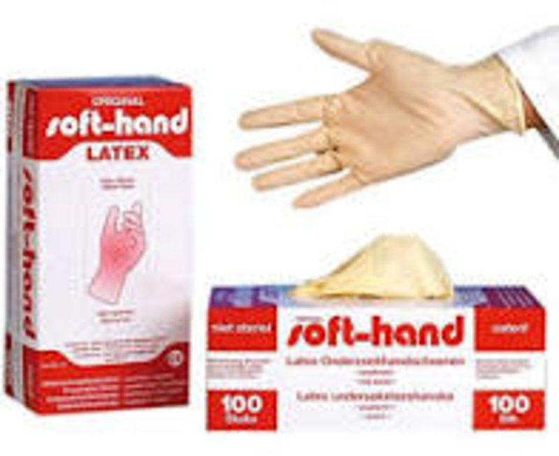 soft-hand Latex-Unters.Hand.puderfr.unster. Gr.S