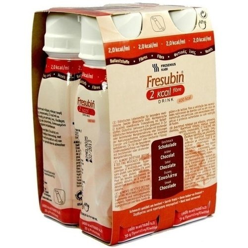 Fresubin 2kcal Fibre Drink Schokolade Trinkfl. 4x200 ml PZN 00063762 - PK/4