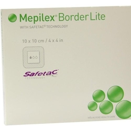 Mepilex Border Lite Verband 10x10cm steril 5 ST PZN 01018657 - PK/5