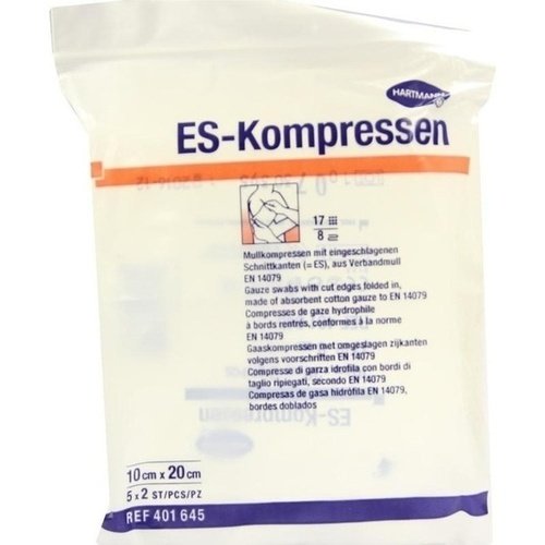 ES Kompressen steril 10x20cm 8fach 5x2ST PZN 01407146 - PK/5X2