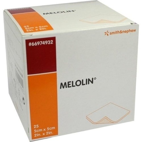 Melolin 5x5cm Wundauflagen steril 25 ST PZN 03170731 - PK/25