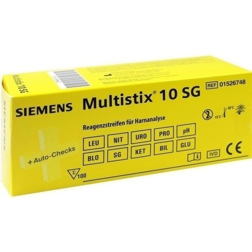Multistix 10 SG Teststreifen 100 ST PZN 03188642 - PK/100