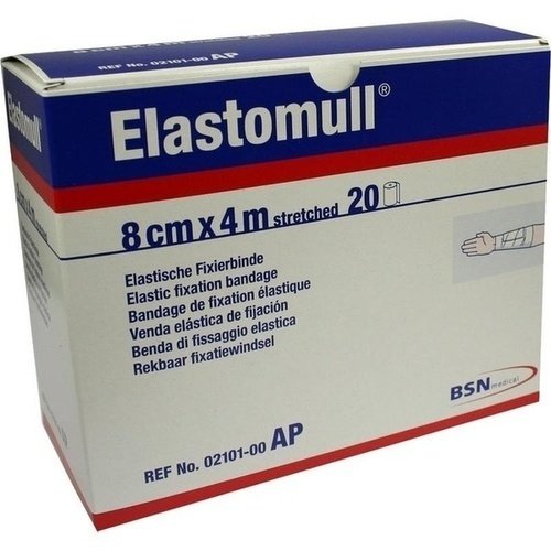 Elastomull 4mx8cm 2101 elast. Fixierb. 20 ST PZN 03486204 - PK/20