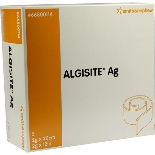 Algisite AG Tamponaden 2g 30cm 5 ST PZN 03797677 - PK/5 - Nachfolge-Artikel Durafiver AG 4x30cm - Artikel 66800585