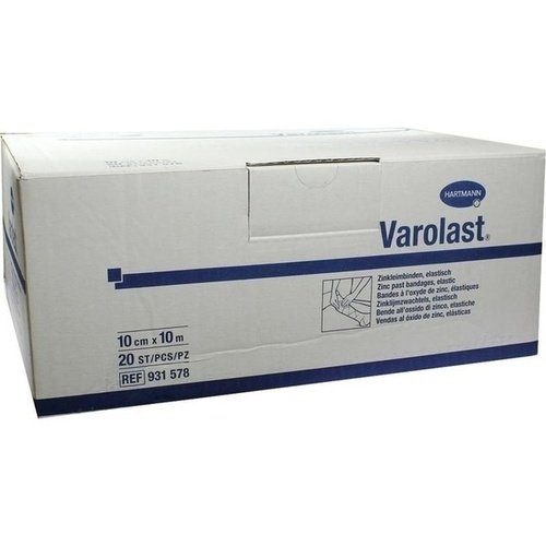 Varolast Zinkleimbinde 10cmx10m 20 ST PZN 04569984 - PK/20