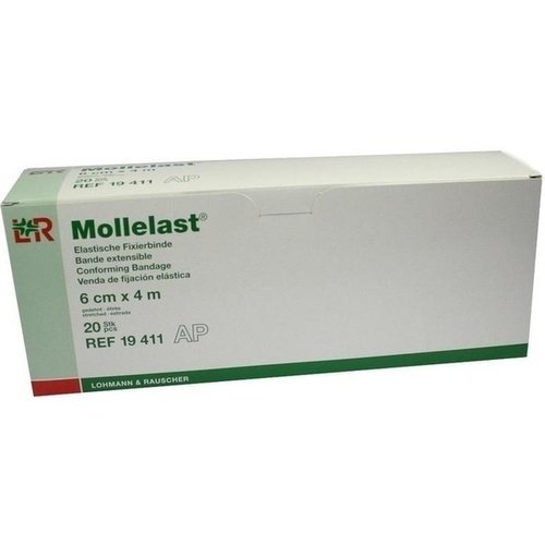 Mollelast Binden weiss 6cmx4m 20 ST PZN 04781543 - PK/20