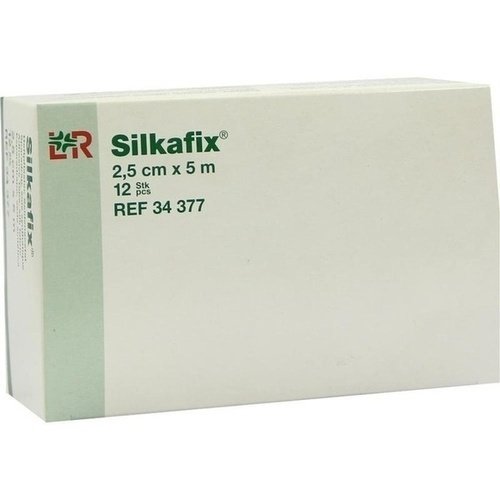 Silkafix Heftpfl. 2,5cmx5m Pappkern 12 ST PZN 04860283 - PK/12