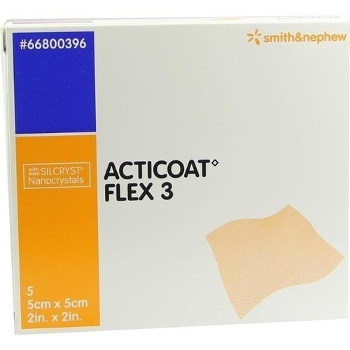 Acticoat Flex 3 5x5cm Verband 5 ST PZN 05372835 - PK/5