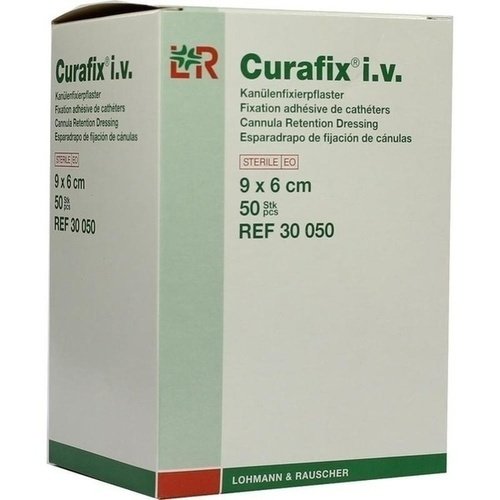 Curafix i.v.steril Pflaster 9x6cm 50 ST PZN 06055120 - PK/50