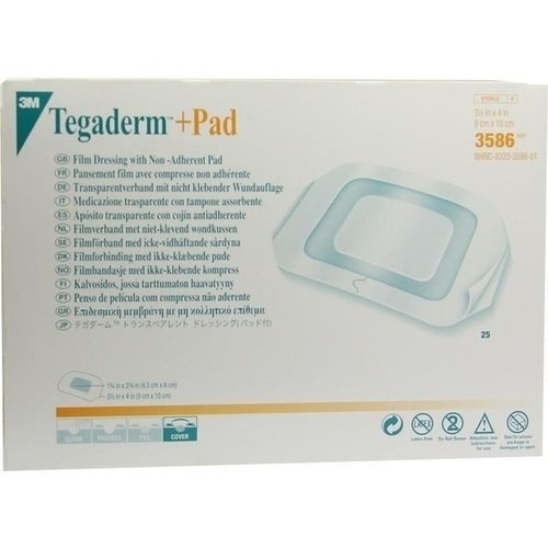 Tegaderm 3M Plus Pad 9x10 cm Fertigverb.3586 25 ST PZN 07590424 - PK/25