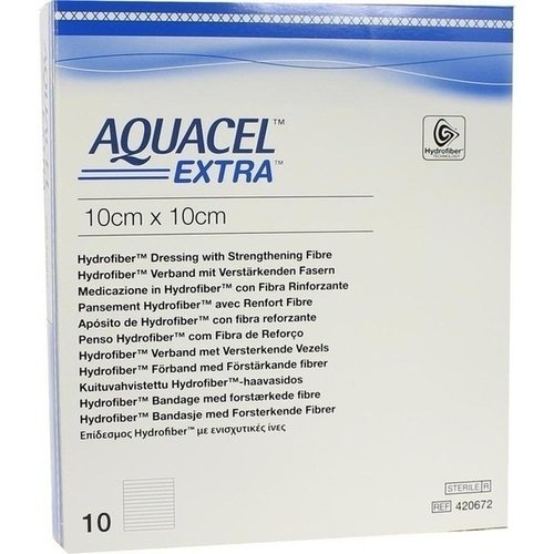 Aquacel Extra 10x10cm Kompressen 10 ST PZN 09078848 - PK/10