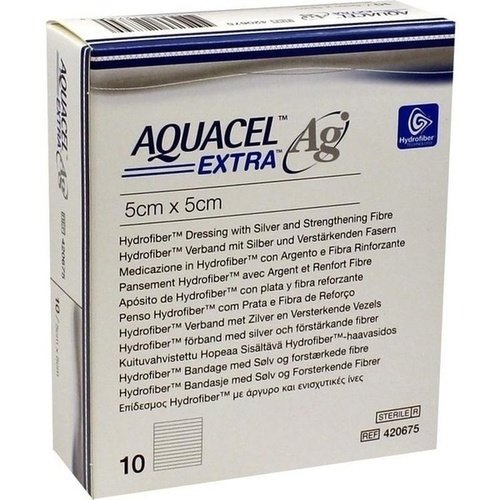 Aquacel AG Extra 5x5cm Kompressen 10 ST PZN 09508444 - PK/10