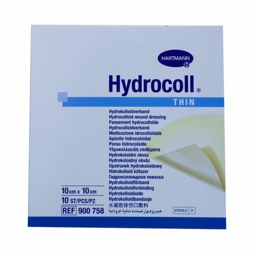 Hydrocoll Thin 10x10cm - 10 STK PZN 07547670
