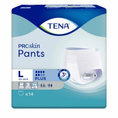 TENA Pants Plus L - Large - 1 x 14 Stk. Einweghosen
