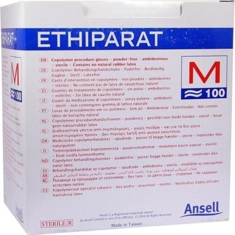Ethiparat Untersuch. Handsch.ster.mittel M 3345 100 ST PZN 00346603 - PK/100