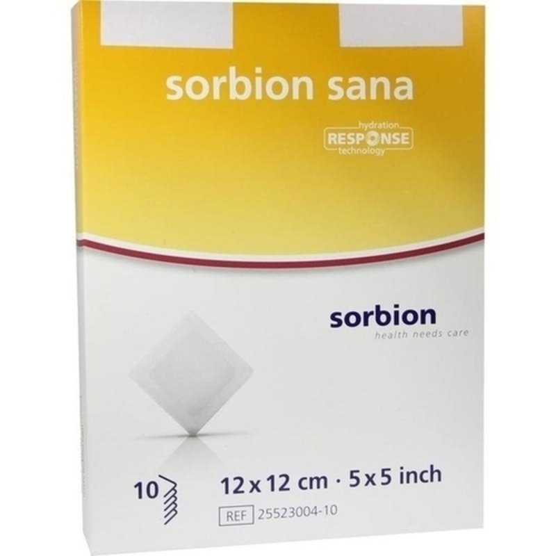 Sorbion sana 12x12 Wundauflage 10 ST PZN 00977611 - PK/10