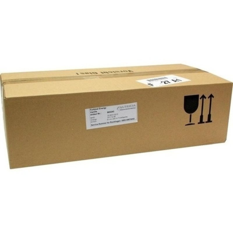 Fortimel Energy Vanillegeschmack 8x4x200 ml PZN 01125465