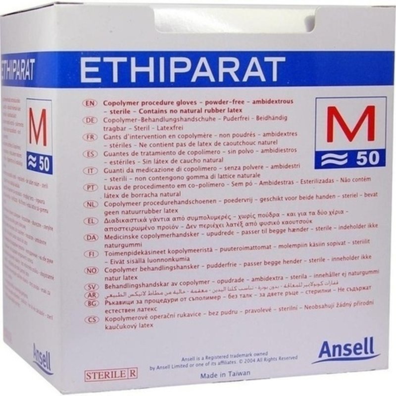 Ethiparat Untersuch. Handsch.ster.mittel M 3350 100 ST PZN 01656458 - PK/50X2