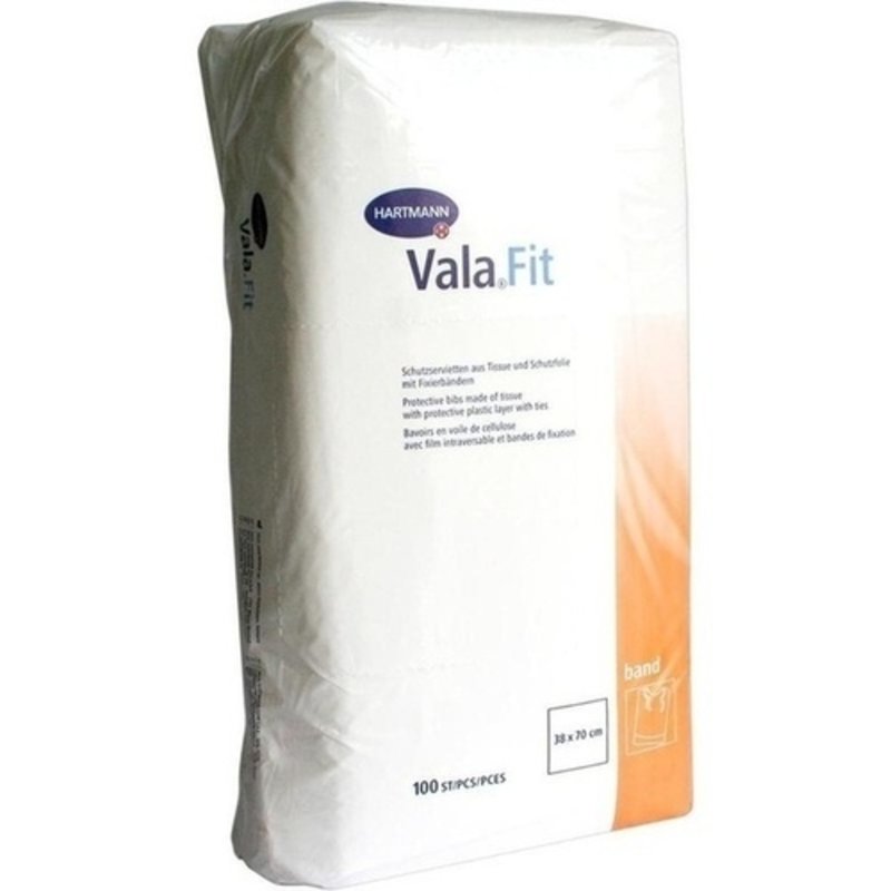 Valafit Band Schutzlätzchen 38x70cm 100 ST PZN 03128367 - PK/100